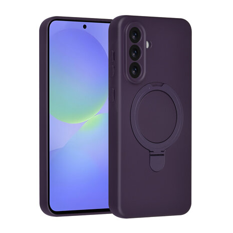 TUNIQ TUNIQ Galaxy A36 Backcover hoesje - Magsafe With Ring Stand - Hanger - Grape Purple