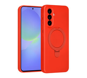 TUNIQ TUNIQ Galaxy A36 Backcover hoesje - Magsafe With Ring Stand - Hanger - Classic Red TUNIQ TUNIQ Galaxy A36 Backcover hoesje - Magsafe With Ring Stand - Hanger - Classic Red
