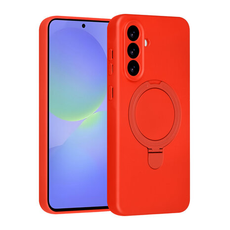 TUNIQ TUNIQ Galaxy A36 Back cover case - Magsafe With Ring Stand - Hanger - Classic Red TUNIQ TUNIQ Galaxy A36 Back cover case - Magsafe With Ring Stand - Hanger - Classic Red