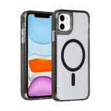 TUNIQ TUNIQ iPhone 11 Back cover case - Magsafe - Glitter - Hanger - Black TUNIQ TUNIQ iPhone 11 Back cover case - Magsafe - Glitter - Hanger - Black