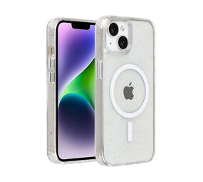 TUNIQ TUNIQ iPhone 14 Back cover case - Magsafe - Glitter - Hanger - Transparent TUNIQ TUNIQ iPhone 14 Back cover case - Magsafe - Glitter - Hanger - Transparent
