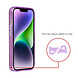 TUNIQ TUNIQ iPhone 14 Back cover coque - Magsafe - Glitter - Hanger - Violet TUNIQ TUNIQ iPhone 14 Back cover coque - Magsafe - Glitter - Hanger - Violet