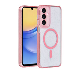 TUNIQ TUNIQ Galaxy A16 5G Backcover hoesje - Magsafe - Glitter - Hanger - Roze