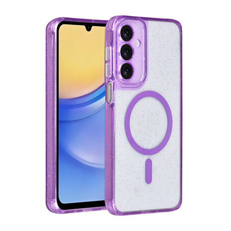 TUNIQ TUNIQ Galaxy A16 5G Back cover coque - Magsafe - Glitter - Hanger - Violet