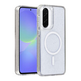 TUNIQ TUNIQ Galaxy A36 Back-Cover hul - Magsafe - Glitter - Hanger - Transparent
