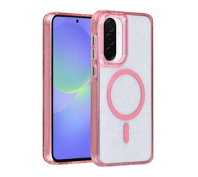 TUNIQ TUNIQ Galaxy A36 Back cover case - Magsafe - Glitter - Hanger - Pink