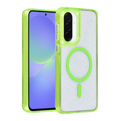 TUNIQ Galaxy A36 Back cover coque - Magsafe - Glitter - Hanger - Vert