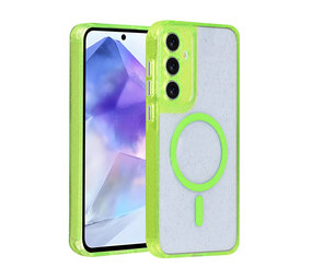 TUNIQ TUNIQ Galaxy A55 Back cover coque - Magsafe - Glitter - Hanger - Vert