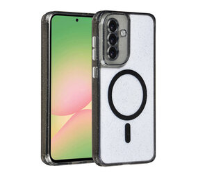 TUNIQ TUNIQ Galaxy A56 Back cover coque - Magsafe - Glitter - Hanger - Noir TUNIQ TUNIQ Galaxy A56 Back cover coque - Magsafe - Glitter - Hanger - Noir