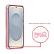 TUNIQ TUNIQ Galaxy S25 Back cover case - Magsafe - Glitter - Hanger - Pink