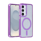 TUNIQ TUNIQ Galaxy S25 Back-Cover hul - Magsafe - Glitter - Hanger - Lila