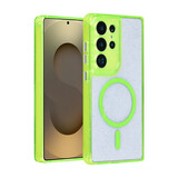 TUNIQ TUNIQ Galaxy S25 Ultra Back cover coque - Magsafe - Glitter - Hanger - Vert TUNIQ TUNIQ Galaxy S25 Ultra Back cover coque - Magsafe - Glitter - Hanger - Vert