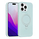 TUNIQ TUNIQ iPhone 15 Pro Max Back-Cover hul - Magsafe With Ring Stand - Hanger - Mint Green