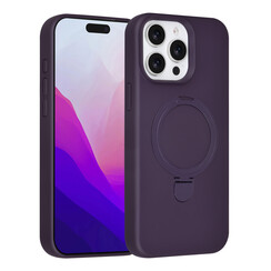 TUNIQ iPhone 15 Pro Max Backcover hoesje - Magsafe With Ring Stand - Hanger - Grape Purple