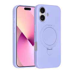 TUNIQ iPhone 16 Backcover hoesje - Magsafe With Ring Stand - Hanger - Lila