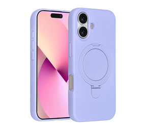 TUNIQ TUNIQ iPhone 16 Back cover case - Magsafe With Ring Stand - Hanger - Lilac