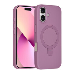 TUNIQ iPhone 16 Back cover case - Magsafe With Ring Stand - Hanger - Sunset Purple