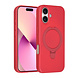 TUNIQ TUNIQ iPhone 16 Back cover case - Magsafe With Ring Stand - Hanger - Cherry Red