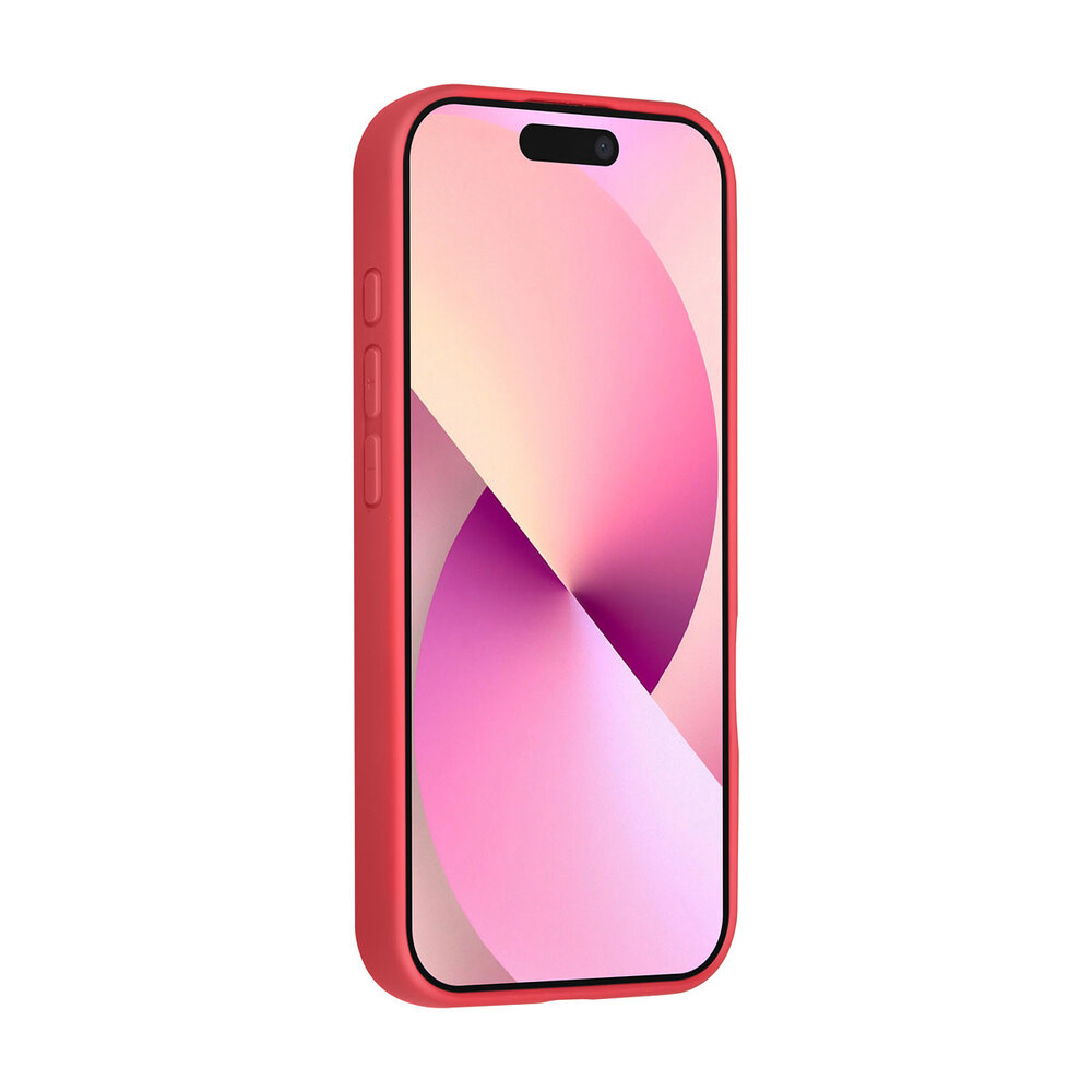 TUNIQ TUNIQ iPhone 16 Back-Cover hul - Magsafe With Ring Stand - Hanger - Cherry Red