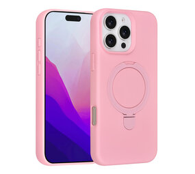 TUNIQ TUNIQ iPhone 16 Pro Max Backcover hoesje - Magsafe With Ring Stand - Hanger - Sakura Pink