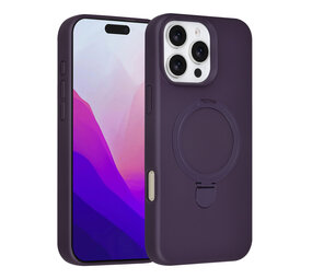 TUNIQ TUNIQ iPhone 16 Pro Max Back cover case - Magsafe With Ring Stand - Hanger - Grape Purple