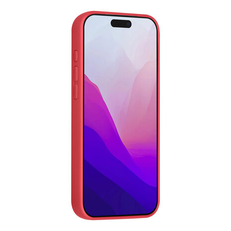 TUNIQ TUNIQ iPhone 16 Pro Max Backcover hoesje - Magsafe With Ring Stand - Hanger - Cherry Red