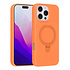 TUNIQ iPhone 16 Pro Max Back cover case - Magsafe With Ring Stand - Hanger - Tangerine Orange