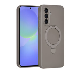 TUNIQ TUNIQ Galaxy A36 Back-Cover hul - Magsafe With Ring Stand - Hanger - Titanium Grey TUNIQ TUNIQ Galaxy A36 Back-Cover hul - Magsafe With Ring Stand - Hanger - Titanium Grey