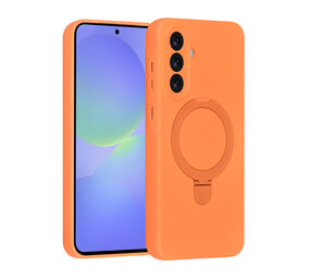 TUNIQ TUNIQ Galaxy A36 Back-Cover hul - Magsafe With Ring Stand - Hanger - Tangerine Orange TUNIQ TUNIQ Galaxy A36 Back-Cover hul - Magsafe With Ring Stand - Hanger - Tangerine Orange
