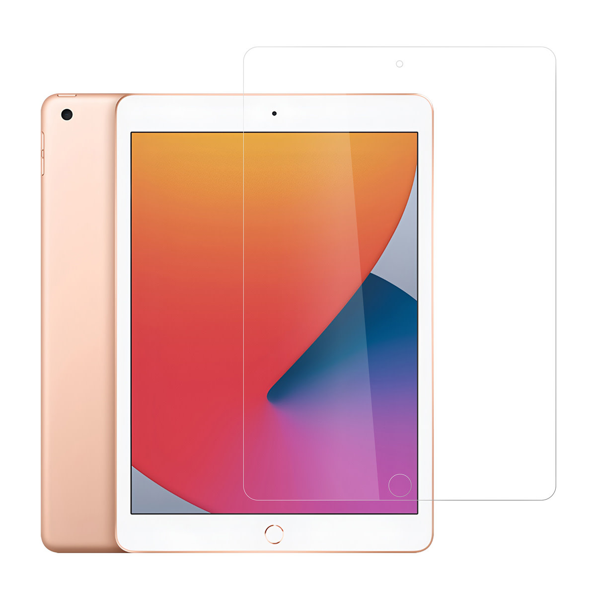iPad 10.2 (2019-2021) Tablet Screenprotector - Tempered Glass - Transparant