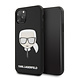 Karl Lagerfeld Karl Lagerfeld iPhone 11 Pro Backcover hoesje - Embossed Glitter Cover - Zwart