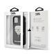 Karl Lagerfeld Karl Lagerfeld iPhone 11 Pro Backcover hoesje - Embossed Glitter Cover - Zwart