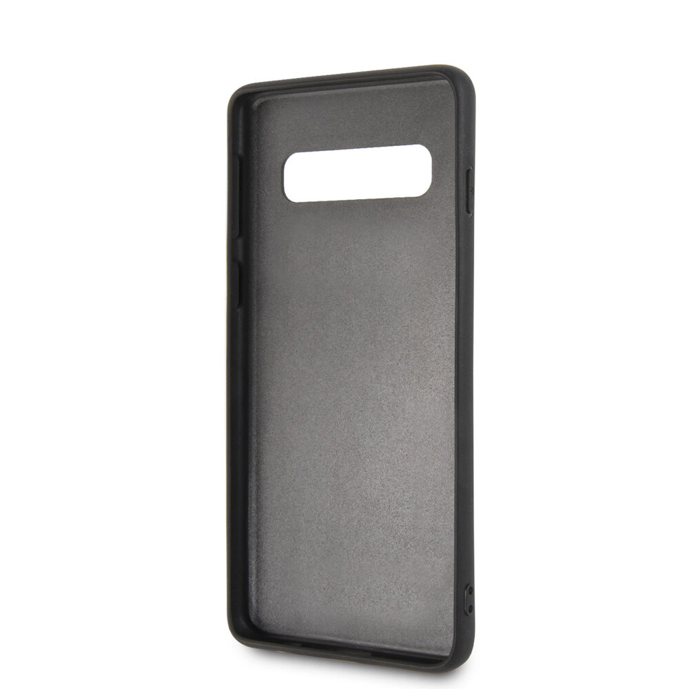 Karl Lagerfeld Karl Lagerfeld Galaxy S10 Backcover hoesje - Embossed Ikonik Karl - Navy Karl Lagerfeld Karl Lagerfeld Galaxy S10 Backcover hoesje - Embossed Ikonik Karl - Navy