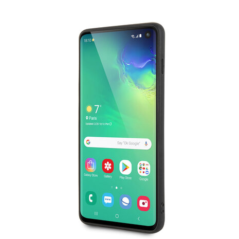 Karl Lagerfeld Karl Lagerfeld Galaxy S10 Back cover case - Embossed Ikonik Karl - Navy