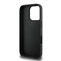 Guess Guess iPhone 16 Pro Max Back cover case - 4G PU Leather - Bottom Stripe - Grey