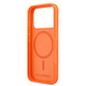 Karl Lagerfeld Karl Lagerfeld 17 Pro Back cover case - MagSafe - Saffiano Leather - Metal K & Karl Logo - Orange