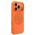 Guess Guess iPhone 17 Pro Max/iPhone 18 Pro Max Coque arrière MagSafe Logo 4G perforé - Orange