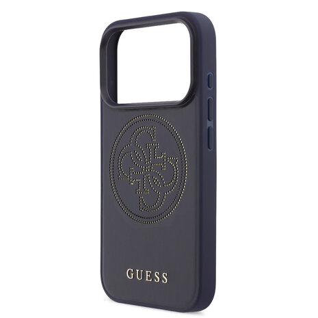Guess Guess 17 Pro Back cover coque - MagSafe - 4G Perforated Logo - Navy Guess Guess 17 Pro Back cover coque - MagSafe - 4G Perforated Logo - Navy