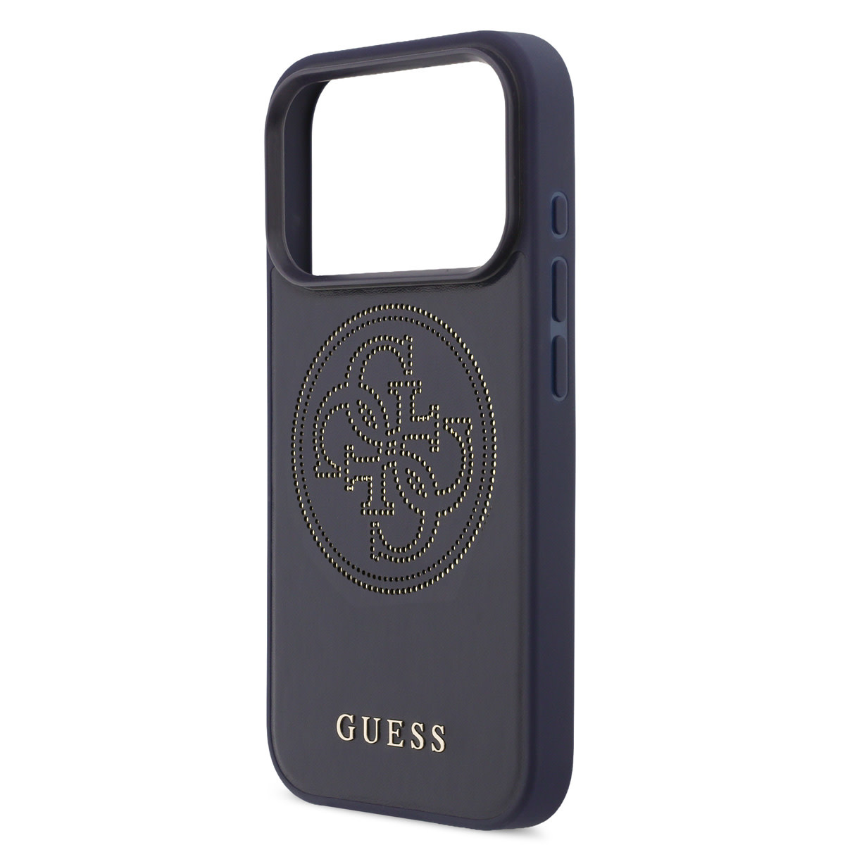Guess Guess 17 Pro Backcover hoesje - MagSafe - 4G Perforated Logo - Navy, foto 5 van 6