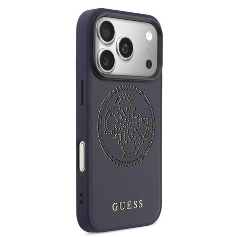 Guess Guess 17 Pro Max Back cover case - MagSafe - 4G Perforated Logo - Navy
