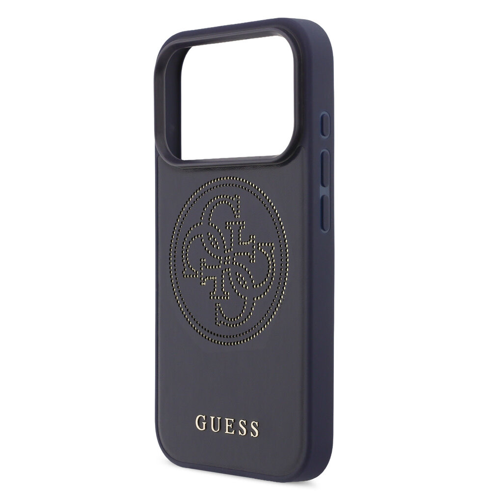 Guess Guess 17 Pro Max Back cover coque - MagSafe - 4G Perforated Logo - Navy Guess Guess 17 Pro Max Back cover coque - MagSafe - 4G Perforated Logo - Navy