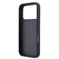 Guess Guess iPhone 17 Pro/iPhone 18 Pro Coque arrière MagSafe Cuir Saffiano Logo 4G en résine - Bleu marine