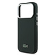 Lacoste Lacoste iPhone 17 Pro Back cover coque - MagSafe - Metal Edges - Iconic Petit Pique Logo - Sinople Green