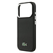 Lacoste Lacoste 17 Pro Backcover hoesje - MagSafe - Metal Edges - Iconic Petit Pique Logo - Zwart Lacoste Lacoste 17 Pro Backcover hoesje - MagSafe - Metal Edges - Iconic Petit Pique Logo - Zwart