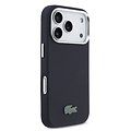 Lacoste Lacoste iPhone 17 Pro/iPhone 18 Pro Back Cover MagSafe Metal Edges Iconic Petit Piqué Logo - Navy Blue
