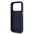 Lacoste Lacoste iPhone 17 Pro/iPhone 18 Pro Back Cover MagSafe Metal Edges Iconic Petit Piqué Logo - Navy Blue