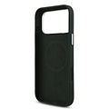 Lacoste Lacoste iPhone 17 Pro Max/iPhone 18 Pro Max Coque arrière MagSafe Bords métalliques Logo Petit Piqué iconique - Vert sinople