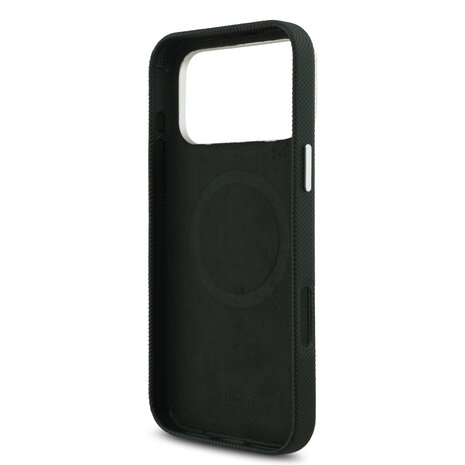 Lacoste Lacoste iPhone 17 Pro Max Back cover case - MagSafe - Metal Edges - Iconic Petit Pique Logo - Sinople Green