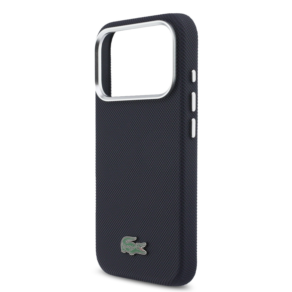 Lacoste Lacoste iPhone 17 Pro Max Backcover hoesje - MagSafe - Metal Edges - Iconic Petit Pique Logo - Navy, foto 5 van 6