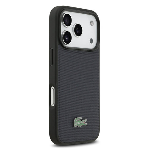 Lacoste Lacoste iPhone 17 Pro/iPhone 18 Pro Back Cover MagSafe Iconic Petit Piqué Logo - Navy Blue
